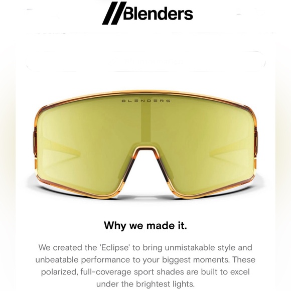 Blenders Eclipse Golden BE3139 Polarized Sunglasses with Case - Picture 1 of 14